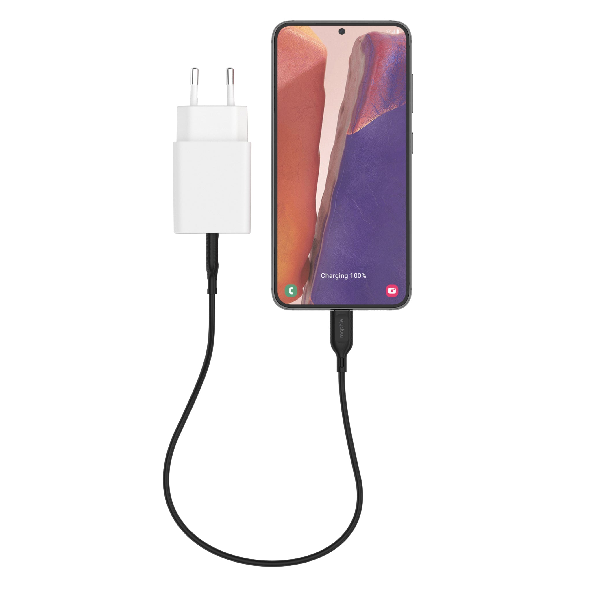 www.electricalstuff.se ElectricalStuff.se mophie essentials 20W USB-C PD wall adapter Universal Vit AC Snabb laddning inom