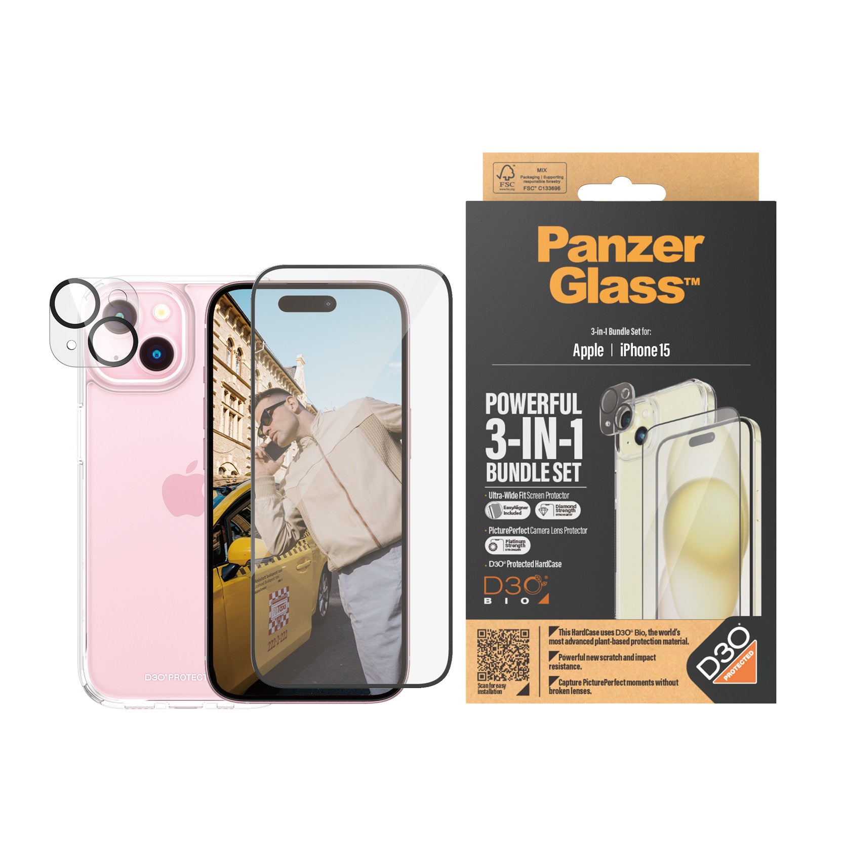 skärmskydd Apple 1 styck PanzerGlass B1172+2809 5711724211720 Skärm- och Baksidesskydd till Mobiltelefoner B1172+2809 www
