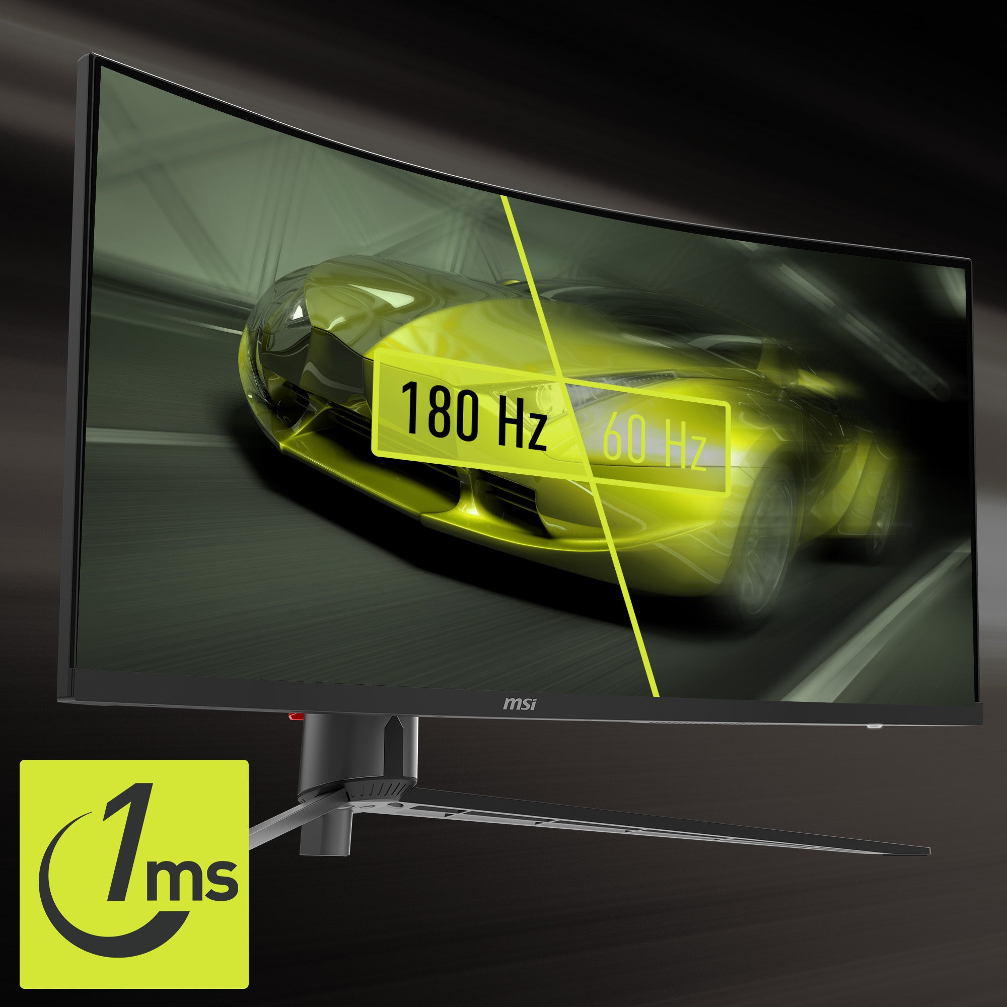 MAG 345CQRDE platta pc-skärmar 86,4 cm (34") 3440 x 1440 pixlar UltraWide Dual Quad HD Svart MSI MAG 345CQRDE 4711377140805