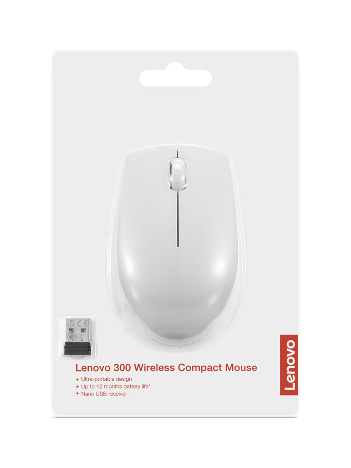 ?GREY datormöss Kontor Ambidextrous RF Trådlös Optisk 1000 DPI Lenovo GY51L15677 0195892080503|195892080503 Datormöss 300