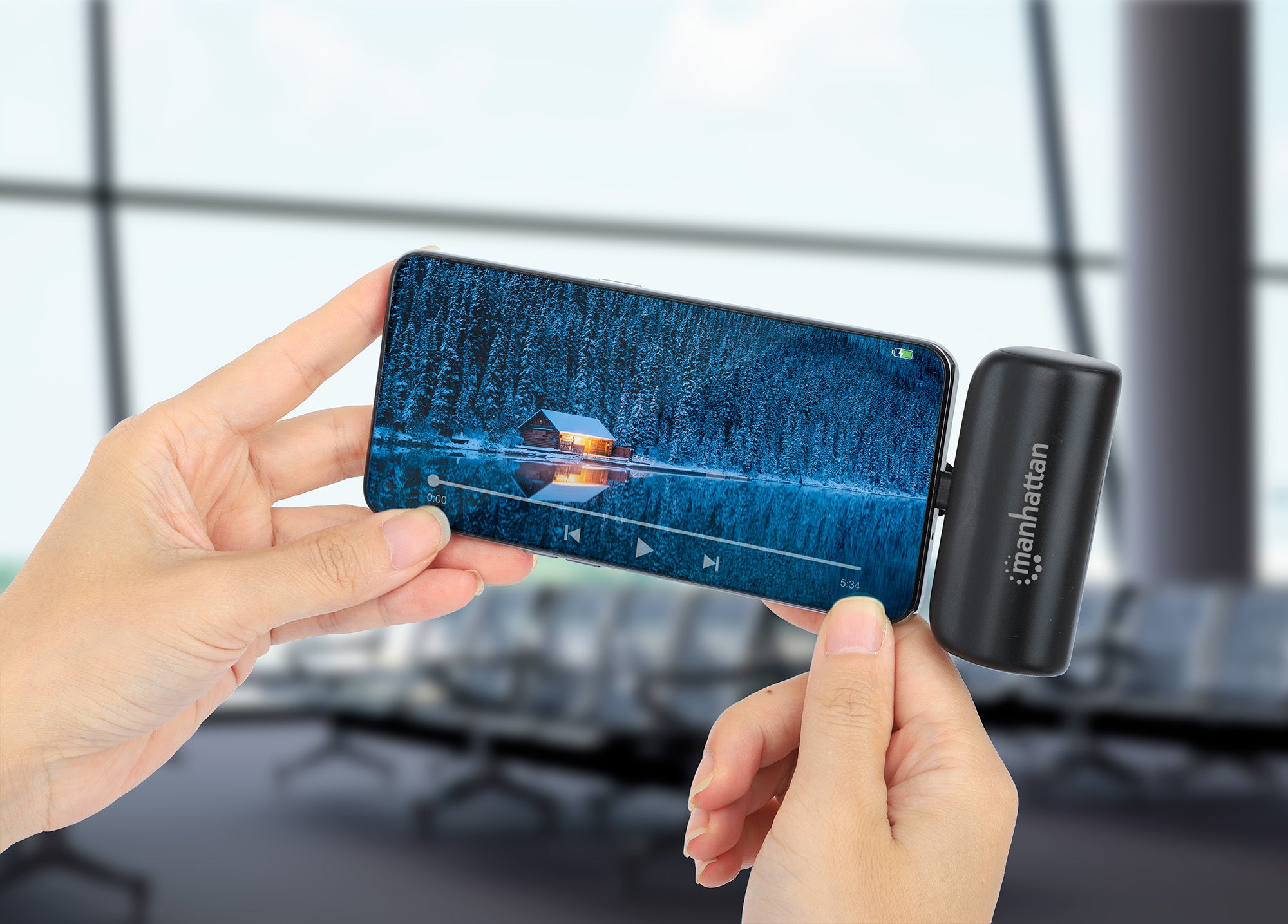 tationer Litium-Ion (Li-Ion) 5000 mAh Svart Manhattan 102636 0766623102636|766623102636 Basstationer 102636 www.electrical