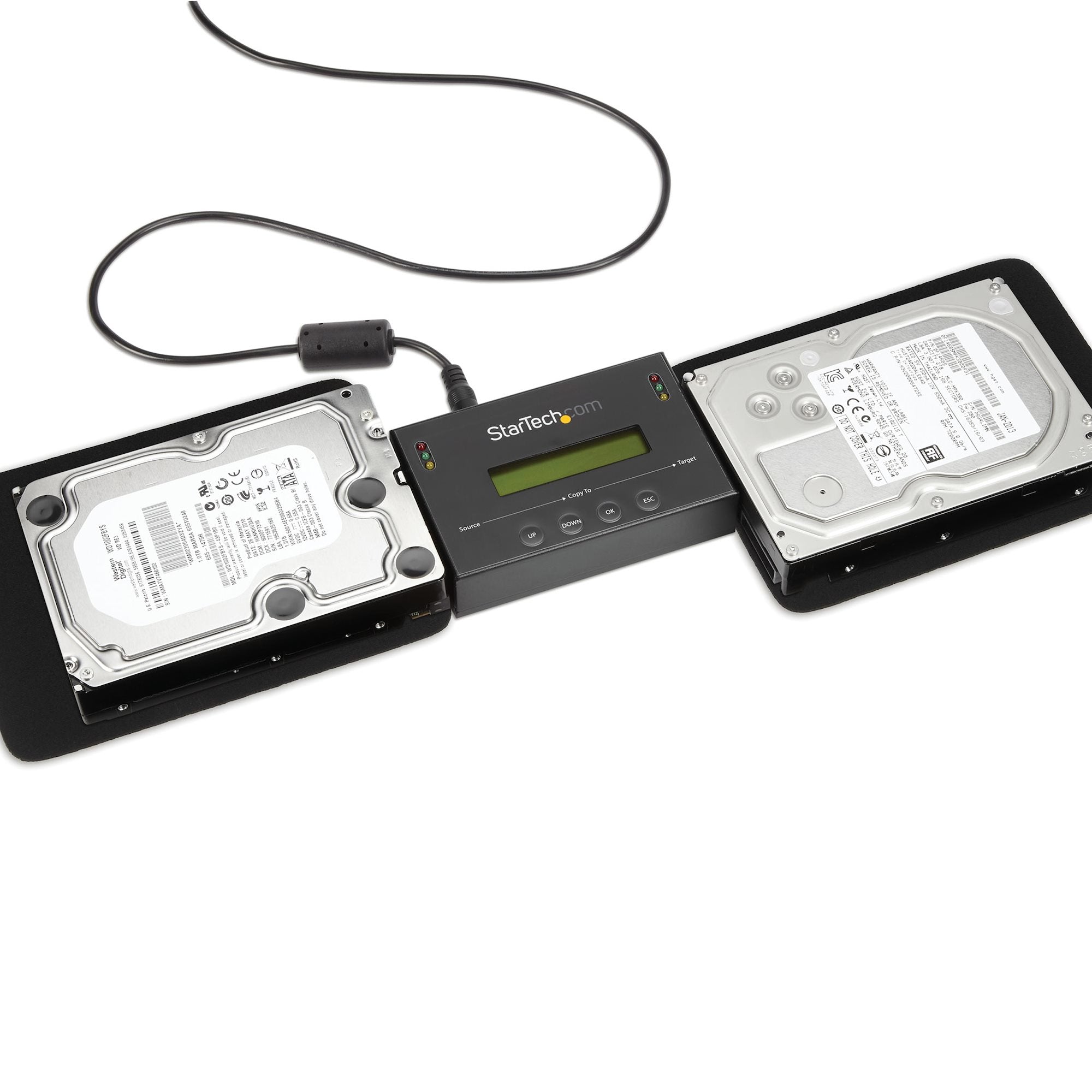 atibel, OS-oberoende www.electricalstuff.se ElectricalStuff.se StarTech.com 1:1 fristående hårddisk-duplikator och raderar