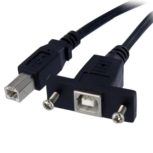 www.electricalstuff.se ElectricalStuff.se StarTech.com USBPNLBFBM3 USB-kablar USB 2.0 0,91 m USB B Svart StarTech.com USBP