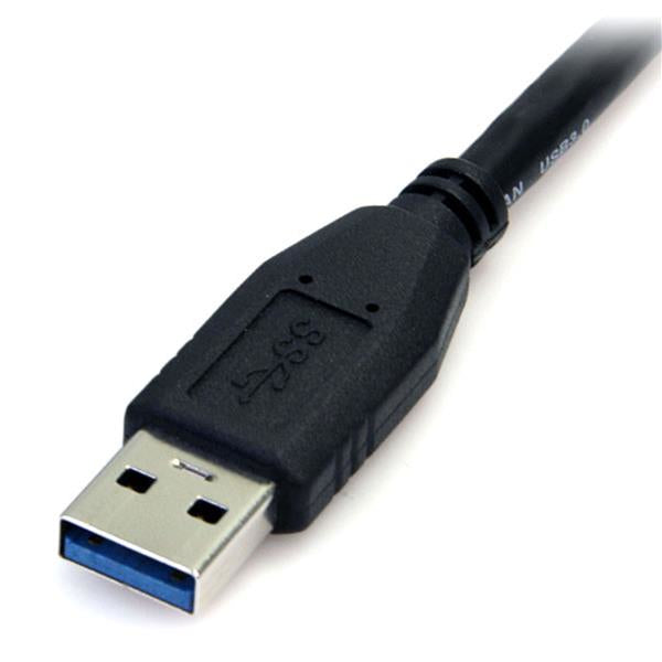 till Micro B – M/M www.electricalstuff.se ElectricalStuff.se StarTech.com 0,5 m svart SuperSpeed USB 3.0-kabel A till Micr