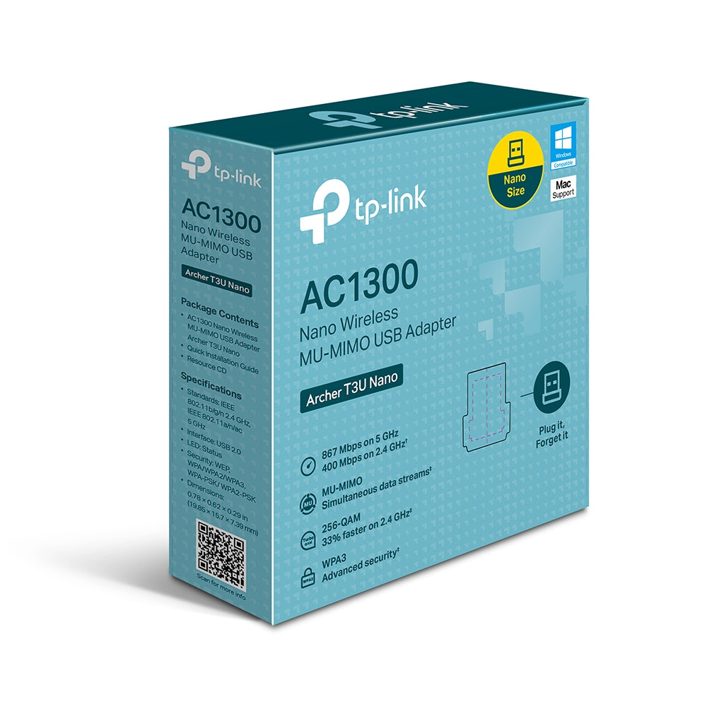 Archer T3U Nano www.electricalstuff.se ElectricalStuff.se TP-Link Archer T3U Nano WLAN 1267 Mbit/s TP-Link ARCHER T3U N