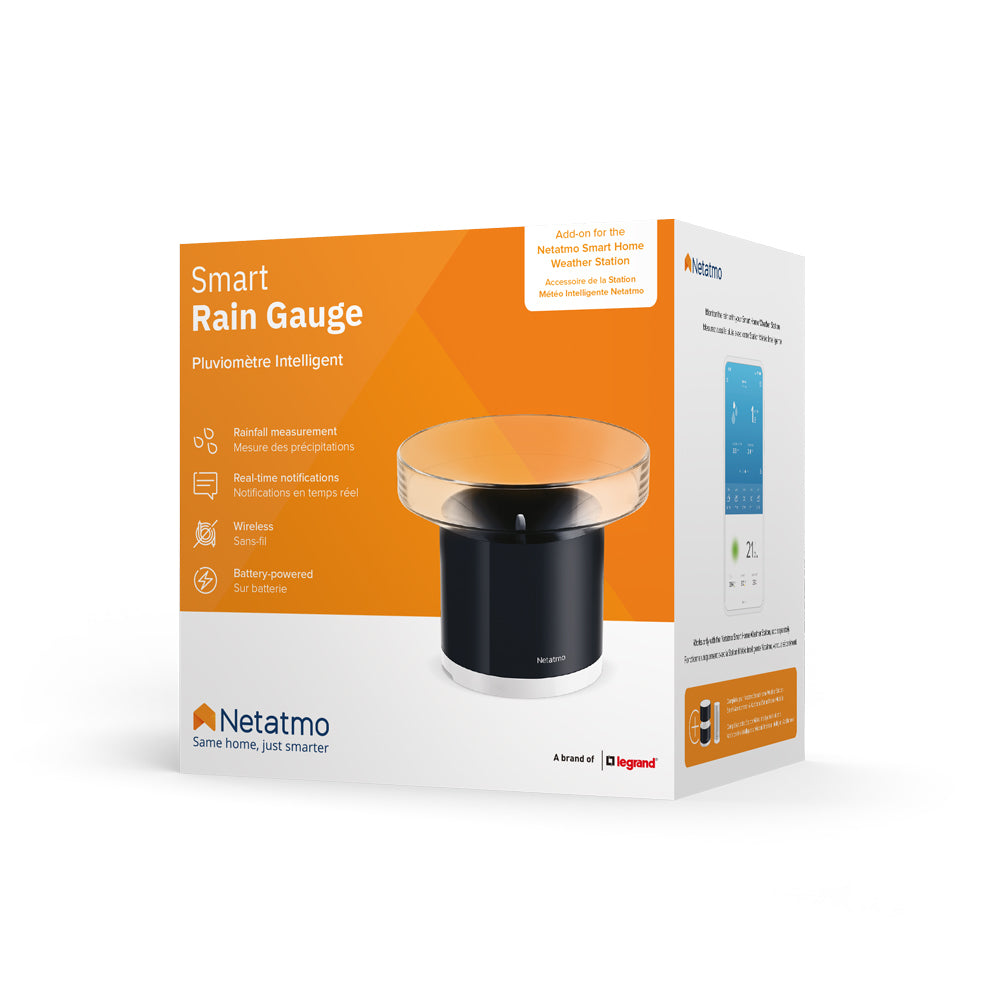 f.se ElectricalStuff.se Netatmo NRG01-WW regnmätare 10 cm Trådlös Svart Netatmo NRG01-WW 3700730500210 Regnmätare NRG01-
