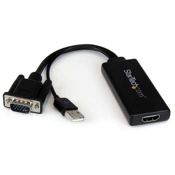 www.electricalstuff.se ElectricalStuff.se StarTech.com VGA till HDMI-adapter med USB-audio & -ström – bärbar VGA till HDMI