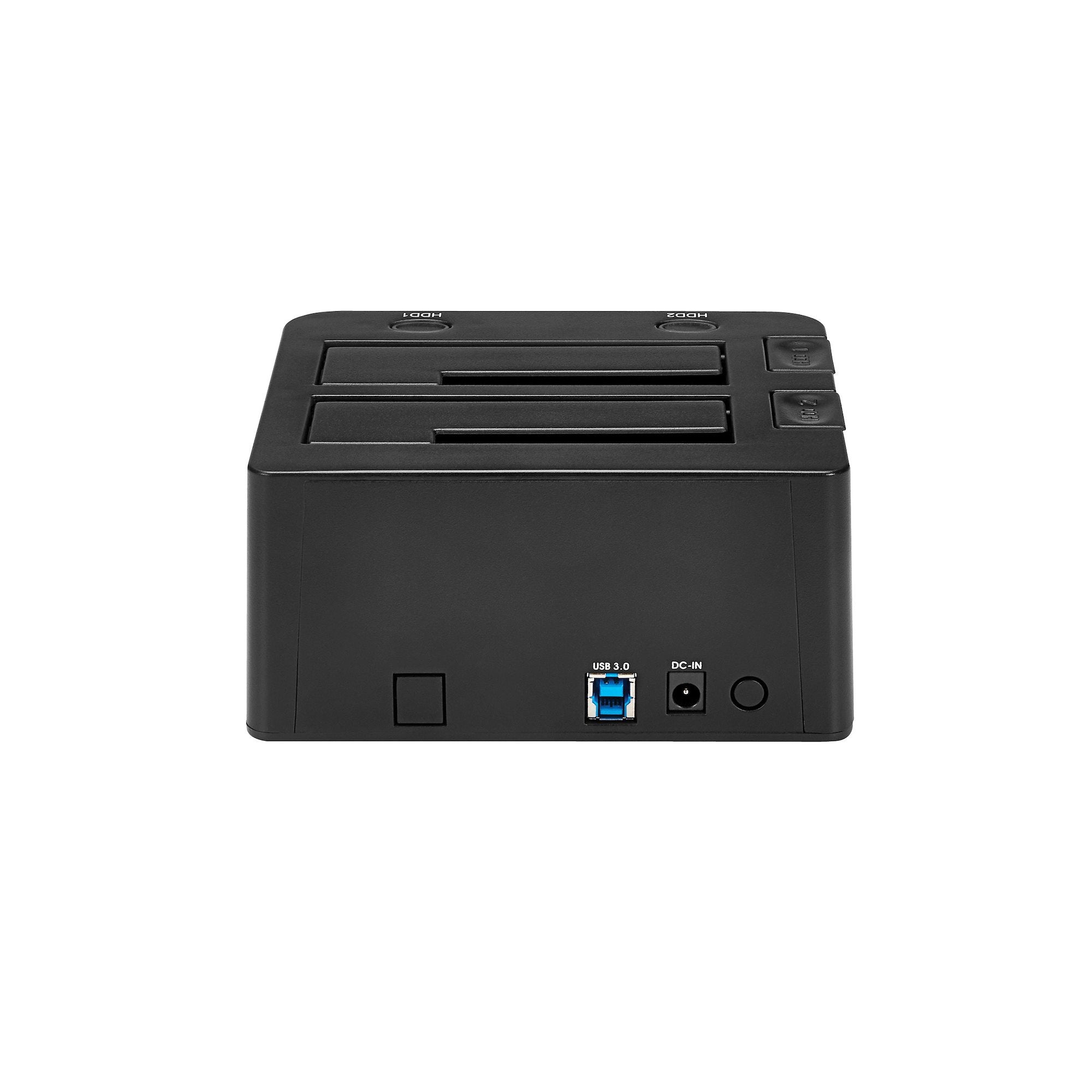ElectricalStuff.se StarTech.com Dubbel USB 3.0-dockningsstation med UASP för 2,5/3,5" SSD/HDD-hårddiskar – SATA 6 Gbps St