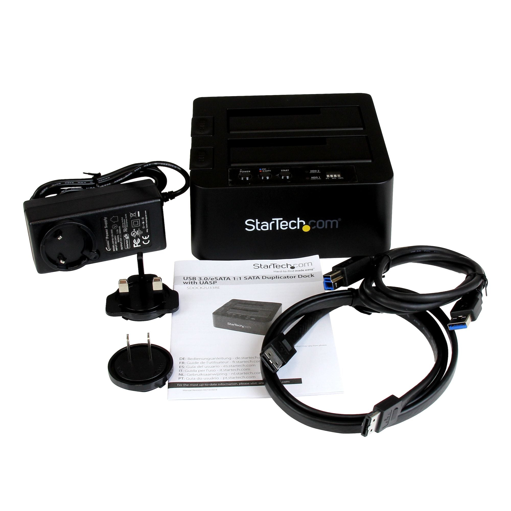 plicering www.electricalstuff.se ElectricalStuff.se StarTech.com eSATA / USB 3.0 dockningsstation för hårddiskduplicering