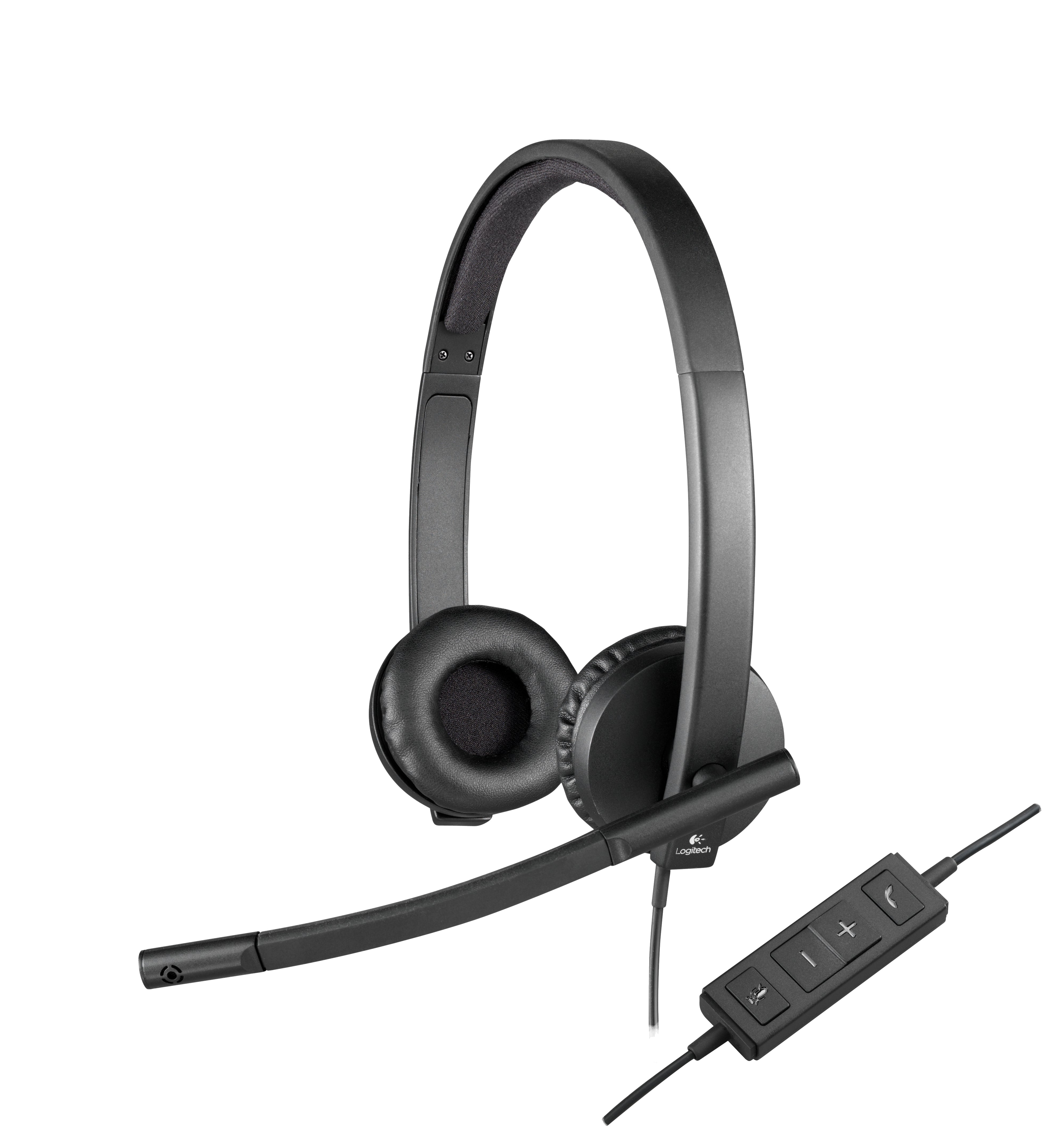www.electricalstuff.se ElectricalStuff.se Logitech H570e Headset Kabel Huvudband Kontor/callcenter USB Type-A Svart Logite