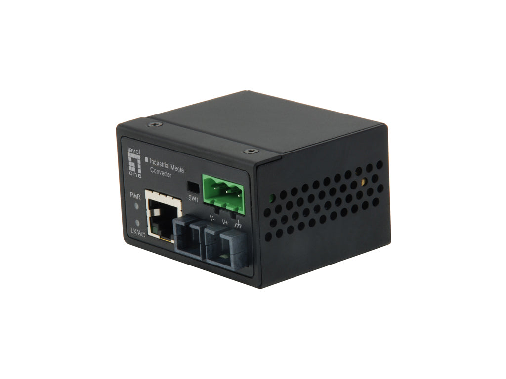 www.electricalstuff.se ElectricalStuff.se LevelOne IEC-4001 mediakonverterare för nätverk 100 Mbit/s Flerläge Svart LevelO