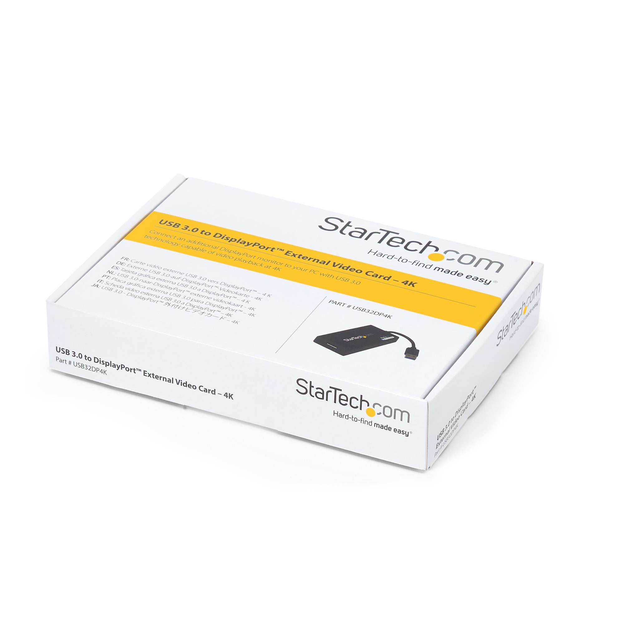 rna skärmar - DisplayLink-certifierad - Ultra HD 4K StarTech.com USB32DP4K 0065030858380|065030858380|0650308583806|65030858