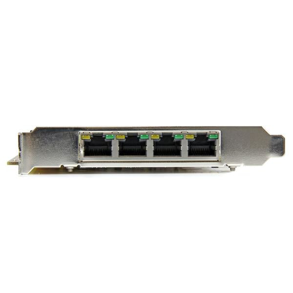 PCIe-nätverkskort med 4 portar - PSE/PoE PCI Express-nätverkskort www.electricalstuff.se ElectricalStuff.se StarTech.com G