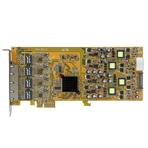 igabit Power over Ethernet PCIe-nätverkskort med 4 portar - PSE/PoE PCI Express-nätverkskort StarTech.com ST4000PEXPSE 00650