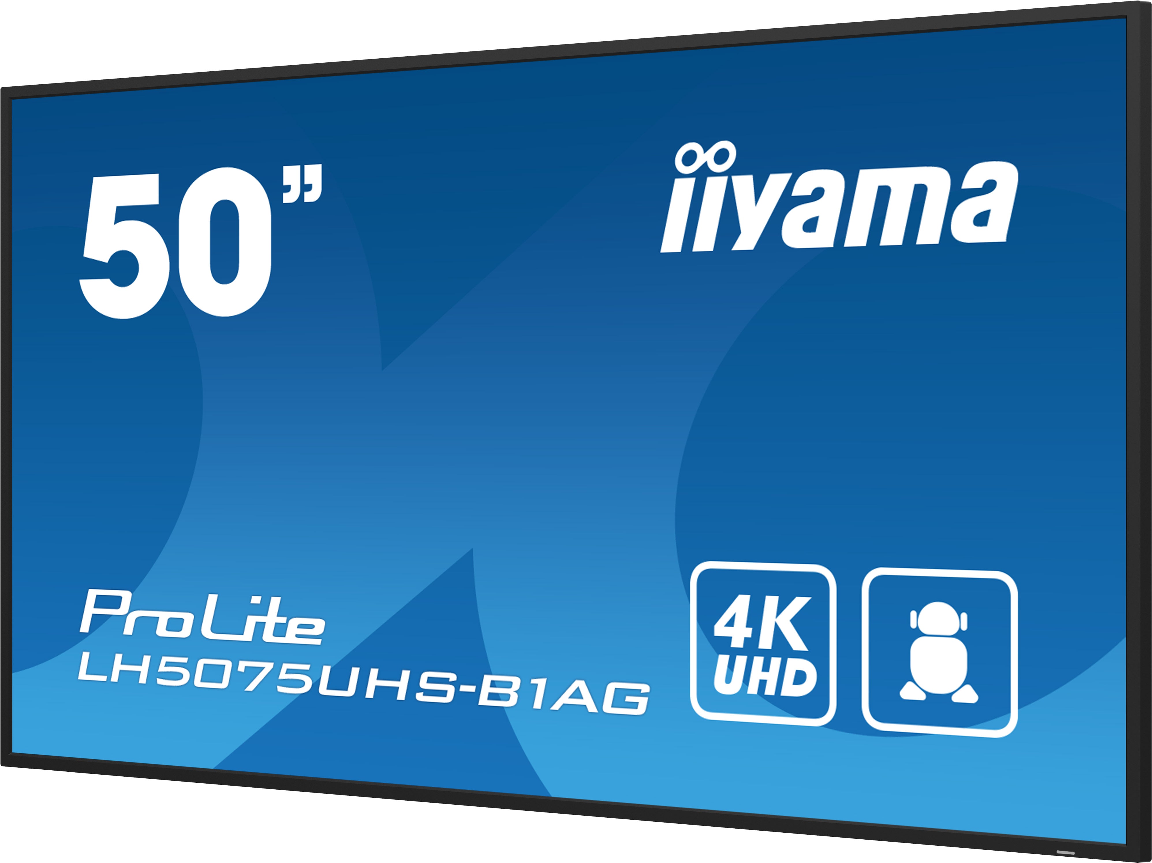 Ultra HD Svart Inbyggd processor Android 11 24/7 iiyama LH5075UHS-B1AG 4948570123452 Skyltställ LH5075UHS-B1AG www.electri