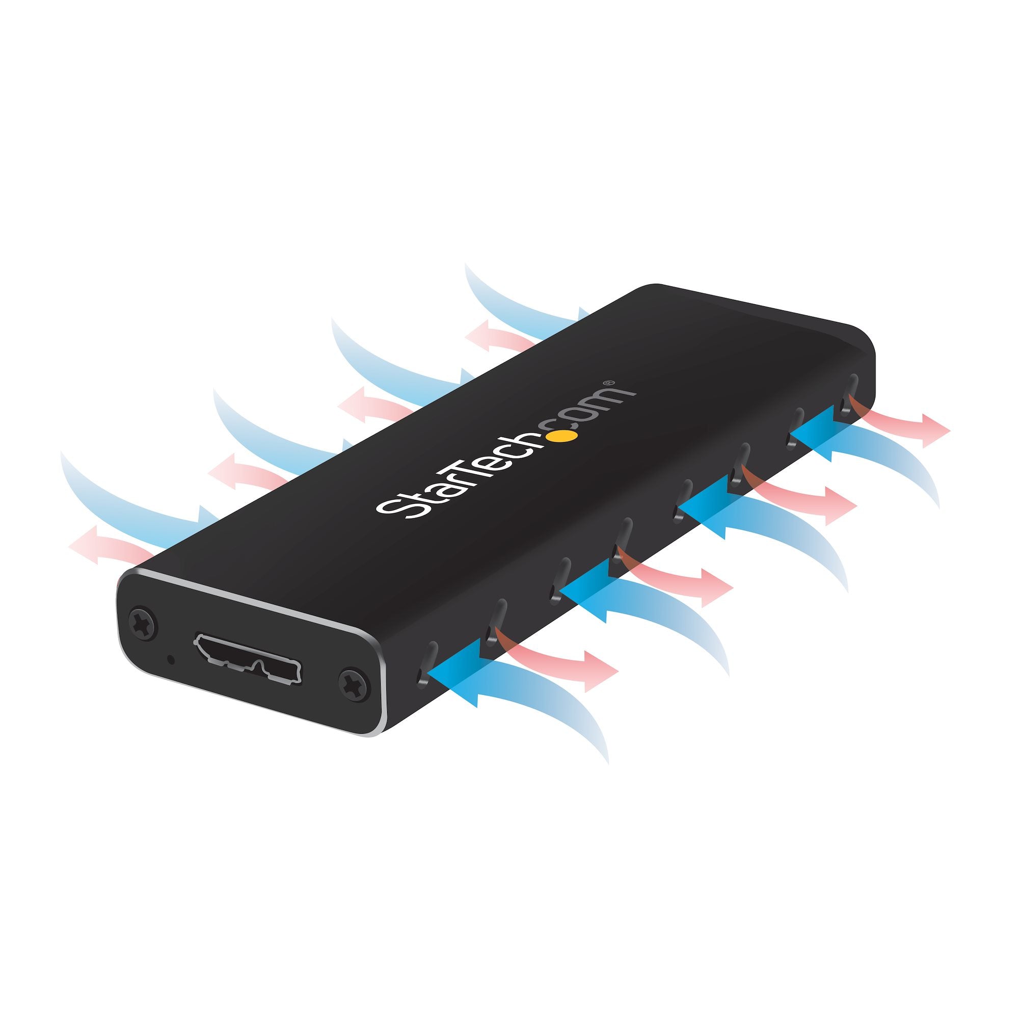 USB 3.0 med UASP - externt kabinett www.electricalstuff.se ElectricalStuff.se StarTech.com M.2 till SATA SSD-kabinett - US