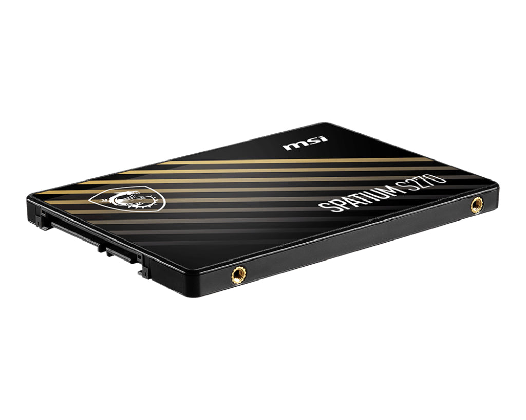 D-Hårddisk SPATIUM S270 SATA 2.5 960GB www.electricalstuff.se ElectricalStuff.se MSI SPATIUM S270 SATA 2.5 960GB SSD-hår