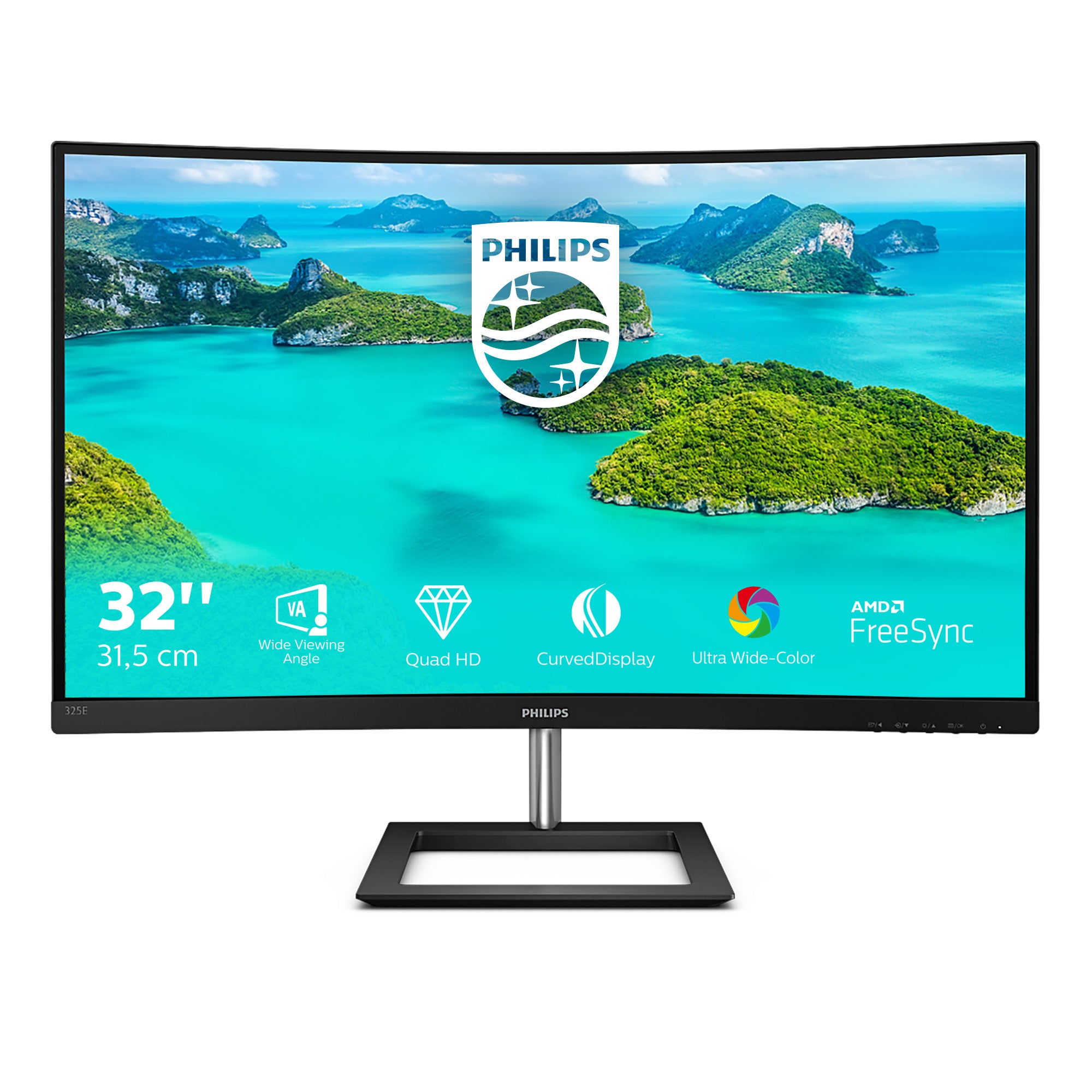 d HD LCD Svart Philips 325E1C/00 8712581758493 Platta Pc-Skärmar E Line 325E1C/00 www.electricalstuff.se ElectricalStuff.se