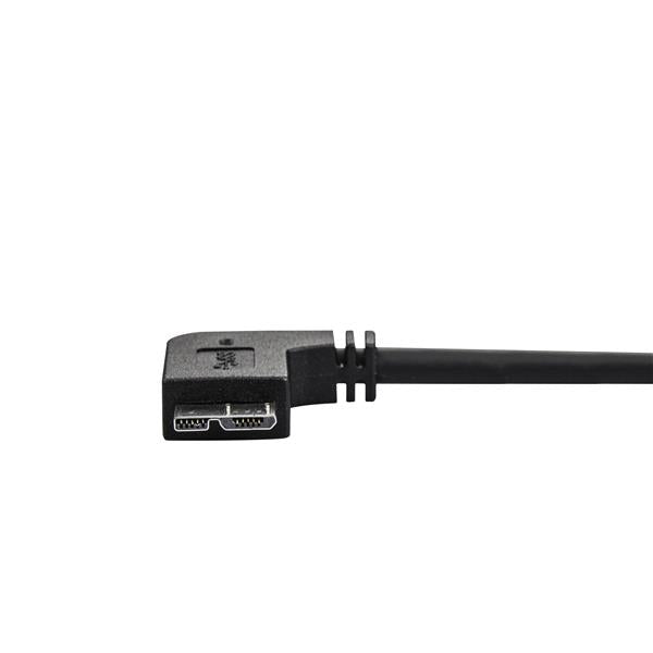 arTech.com USB3AU50CMRS 0065030861434|065030861434|6136005246748 USB-Kablar Smal Micro USB 3.0-kabel - M/M - högervinklad
