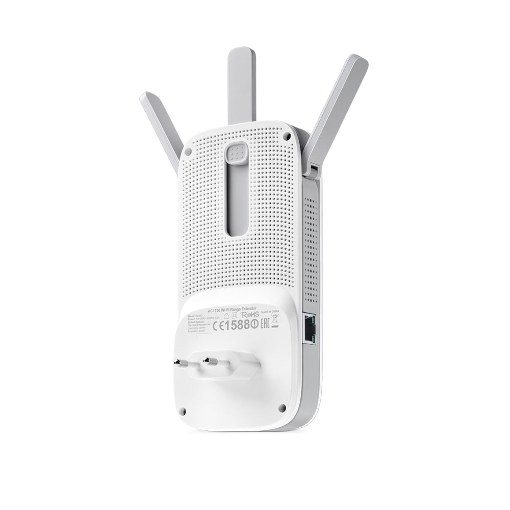 och -mottagare Vit 10, 100, 1000 Mbit/s TP-Link RE450 (DE) 6935364082598 Nätverksförlängare RE450 www.electricalstuff.se