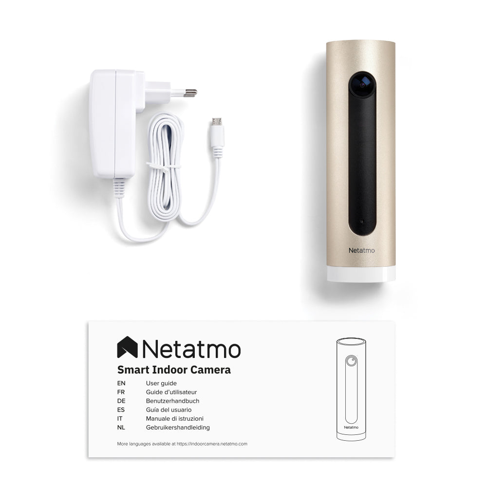 säkerhetskamera inomhus 1920 x 1080 pixlar Bord Netatmo NSC01-EU 3700730500623 Bevakningskameror Welcome www.electricalstu
