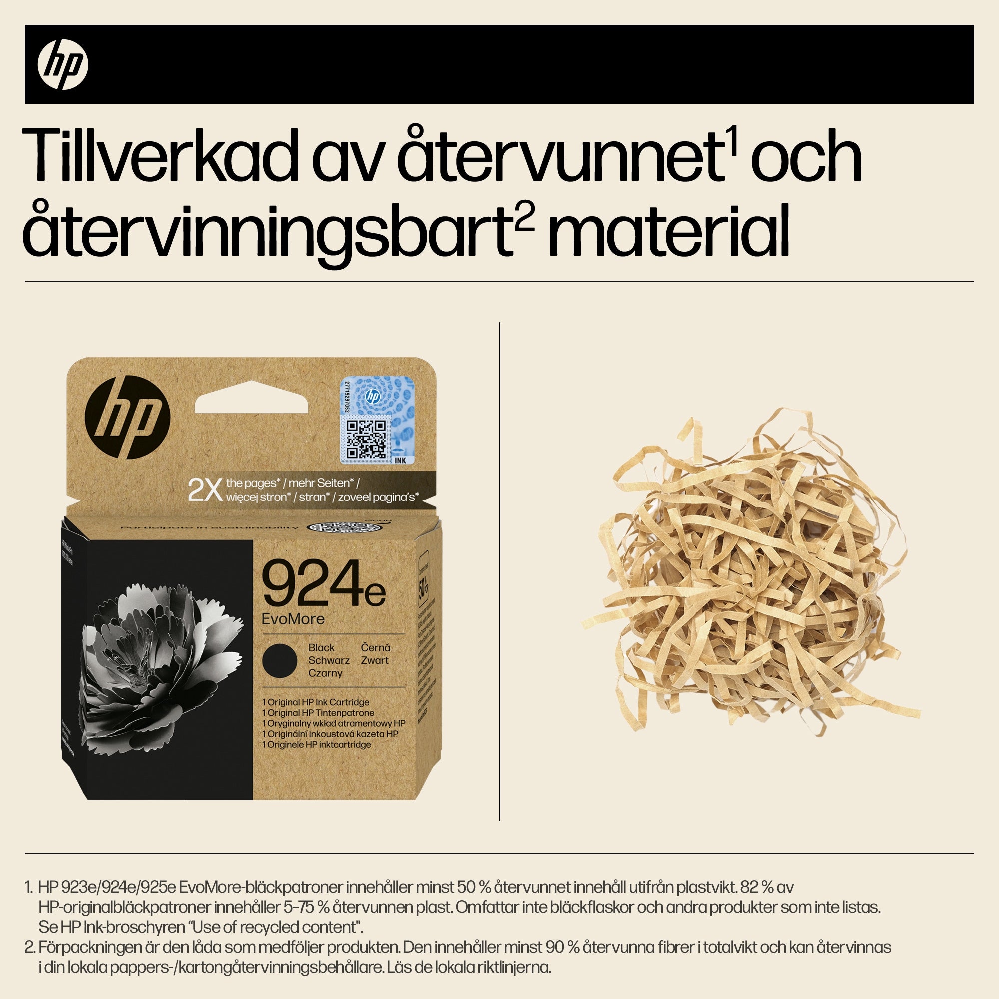 www.electricalstuff.se ElectricalStuff.se HP 924e EvoMore svart originalbläckpatron HP 4K0V0NE 0196786147500|196786147500|
