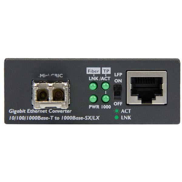 rmediaomvandlare - kompakt - 850 nm MM LC - 550 m www.electricalstuff.se ElectricalStuff.se StarTech.com Gigabit Ethernet-