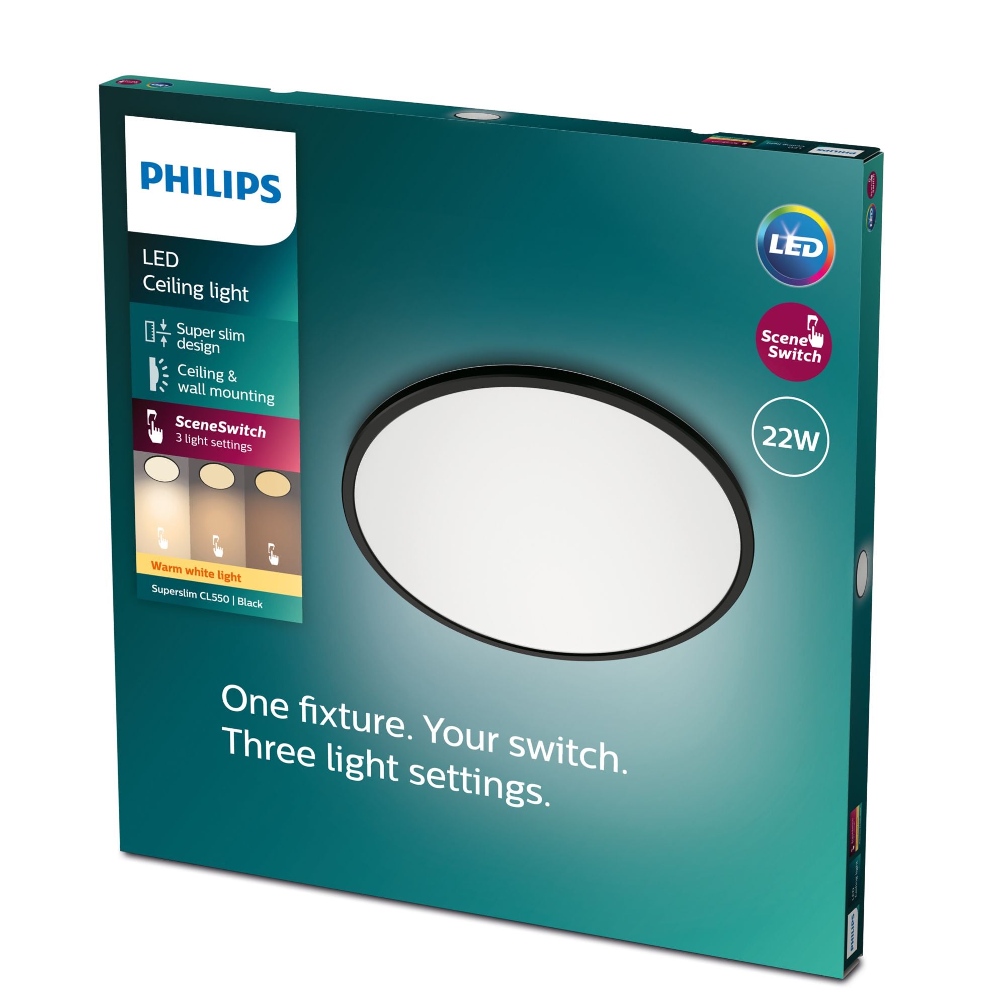ctricalstuff.se ElectricalStuff.se Philips Funktionell Supertunn taklampa 22 W Philips by Signify 8719514327085 8719514327