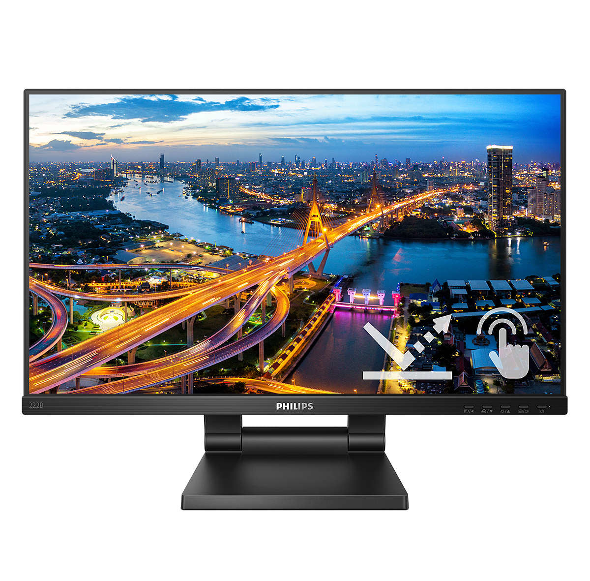 www.electricalstuff.se ElectricalStuff.se Philips B Line 222B1TC/00 platta pc-skärmar 54,6 cm (21.5") 1920 x 1080 pixlar F