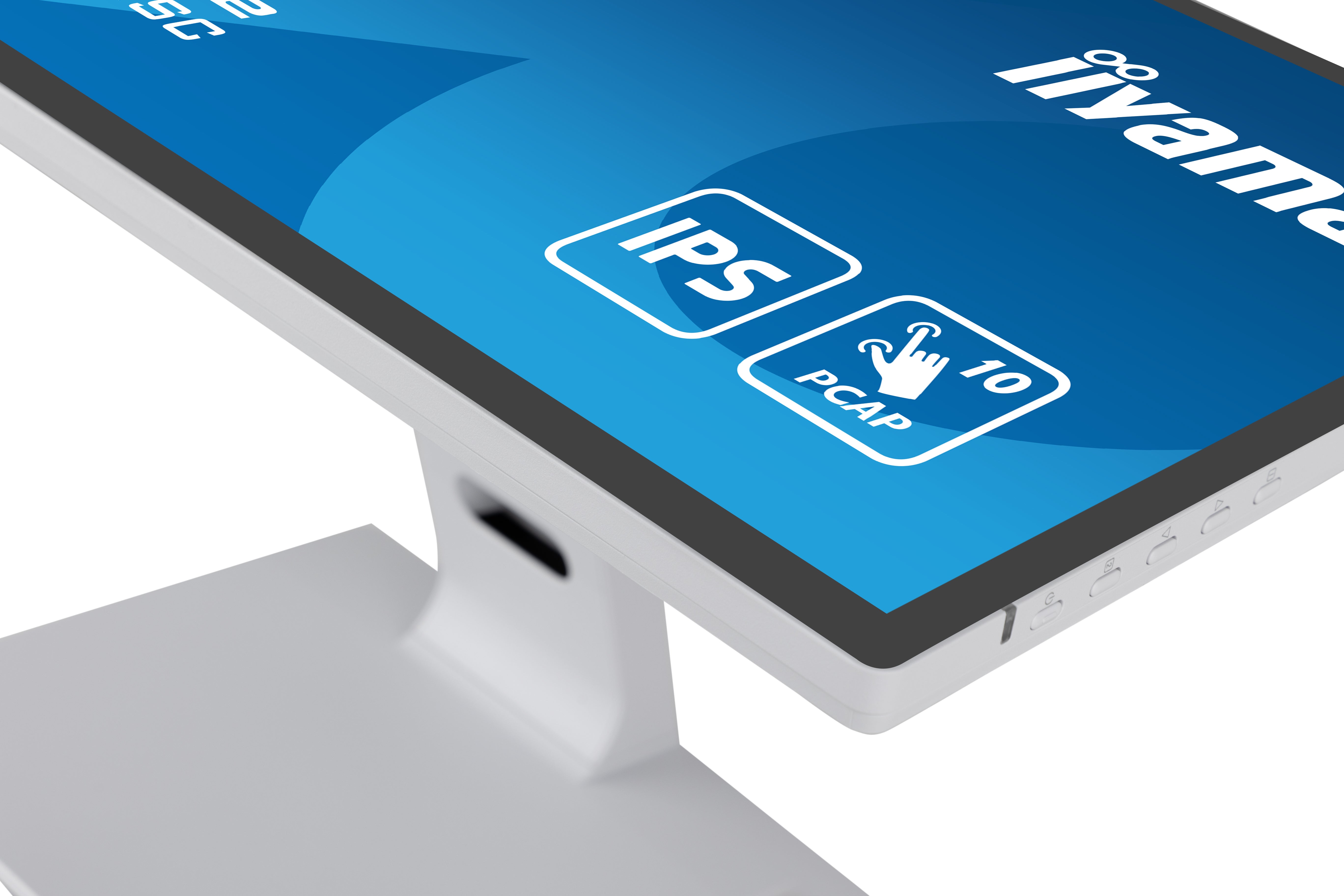 r 60,5 cm (23.8") 1920 x 1080 pixlar Full HD LCD Pekskärm Flera användare Vit iiyama T2452MSC-W1 4948570122066 Platta Pc-Skä