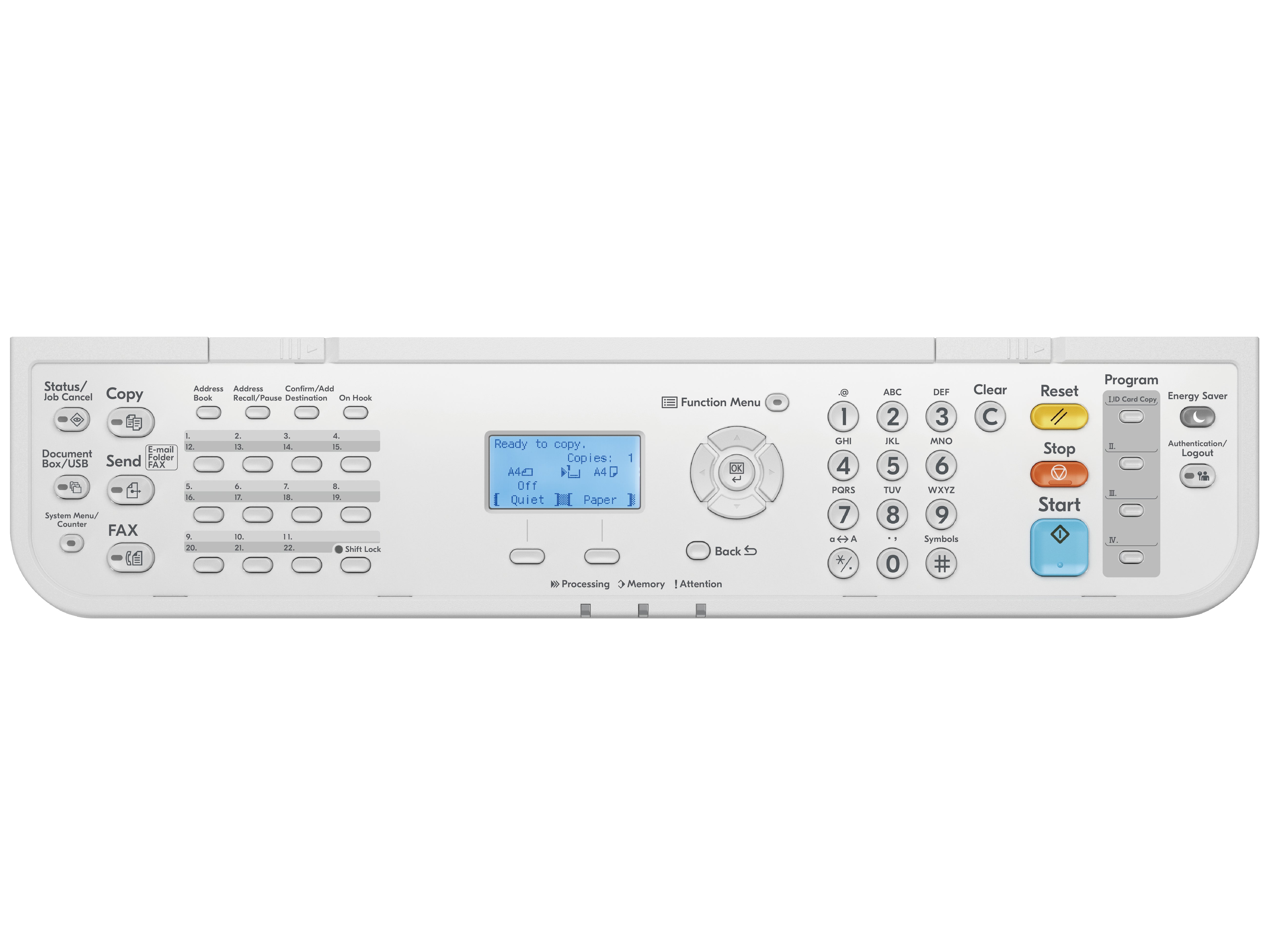 4500fx laser A4 1200 x 1200 DPI 45 ppm KYOCERA 110C123NL0 0632983080153|632983080153 Multifunktionsskrivare ECOSYS MA4500fx