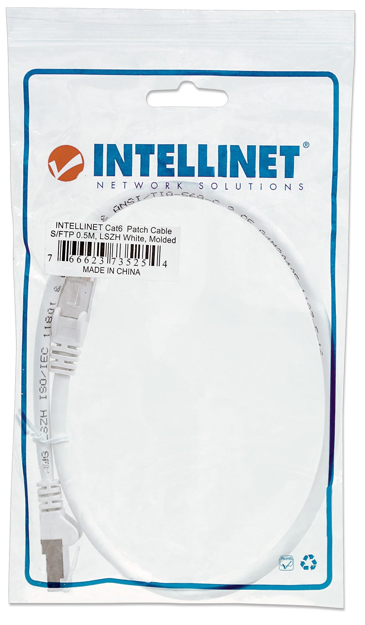 llinet 735254 0766623735254|766623735254 Nätverkskablar Cat6, SFTP, 0.5m www.electricalstuff.se ElectricalStuff.se Intel