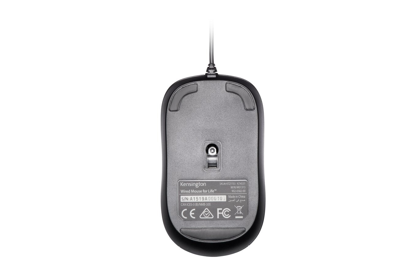 ouse™ kabelansluten mus med 3 knappar Kensington K72110EU 5028252478632 Datormöss ValuMouse™ kabelansluten mus med 3 knapp