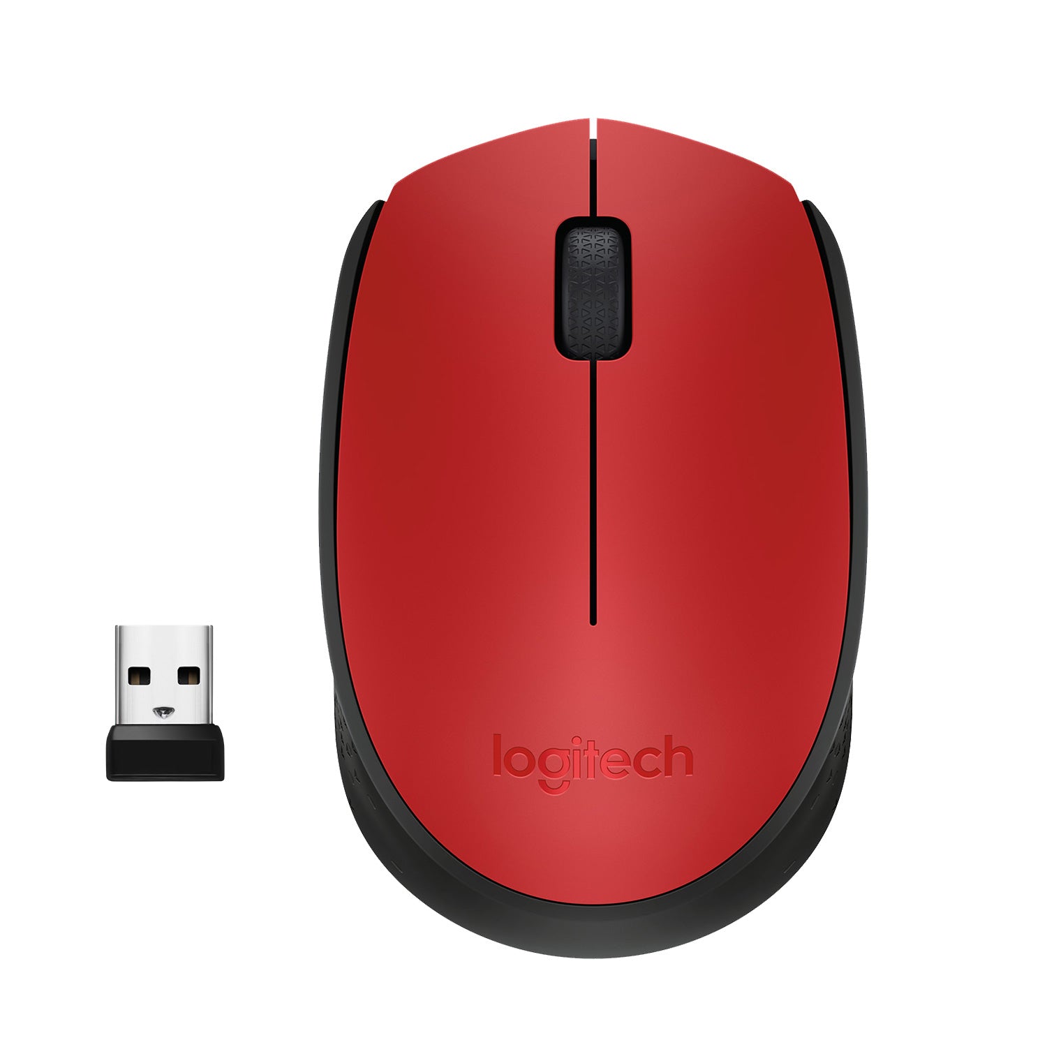 www.electricalstuff.se ElectricalStuff.se Logitech M171 Red-K datormöss Kontor Ambidextrous RF Trådlös Optisk 1000 DPI Log