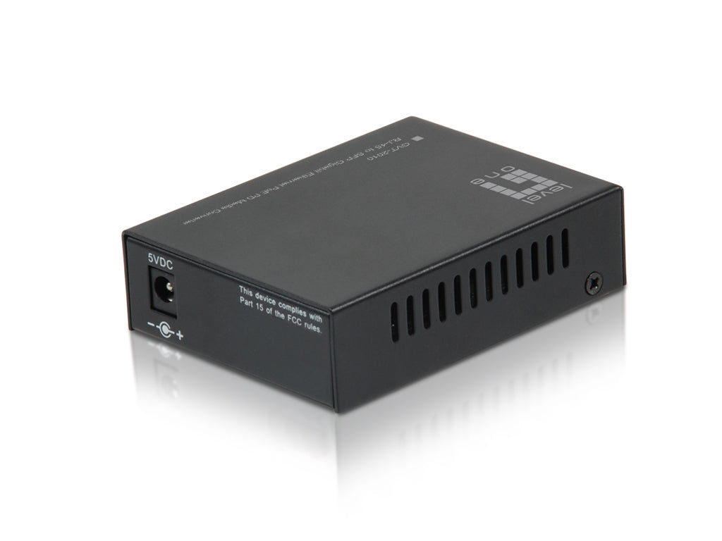 www.electricalstuff.se ElectricalStuff.se LevelOne GVT-2010 mediakonverterare för nätverk Svart LevelOne GVT-2010 40158671