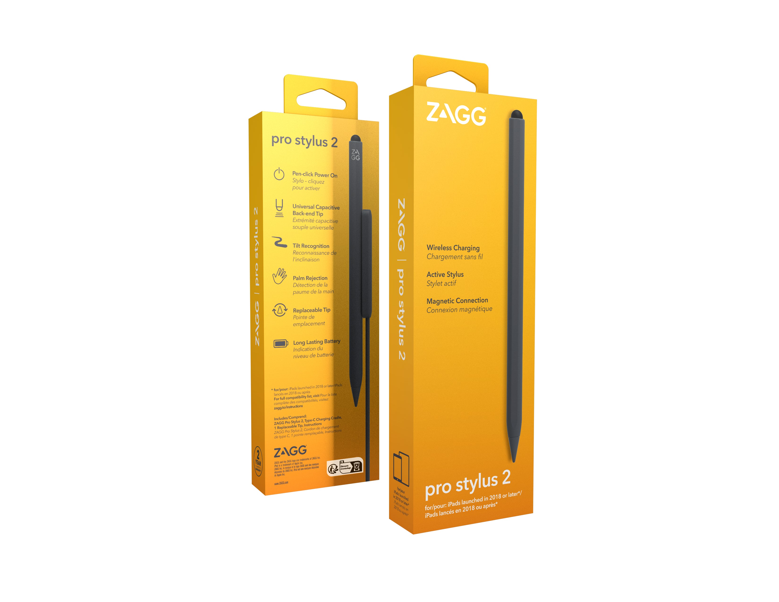 ennor Pro Stylus 2-Universal Stylus-Grey- Wirelessly charged www.electricalstuff.se ElectricalStuff.se ZAGG Pro Stylus 2