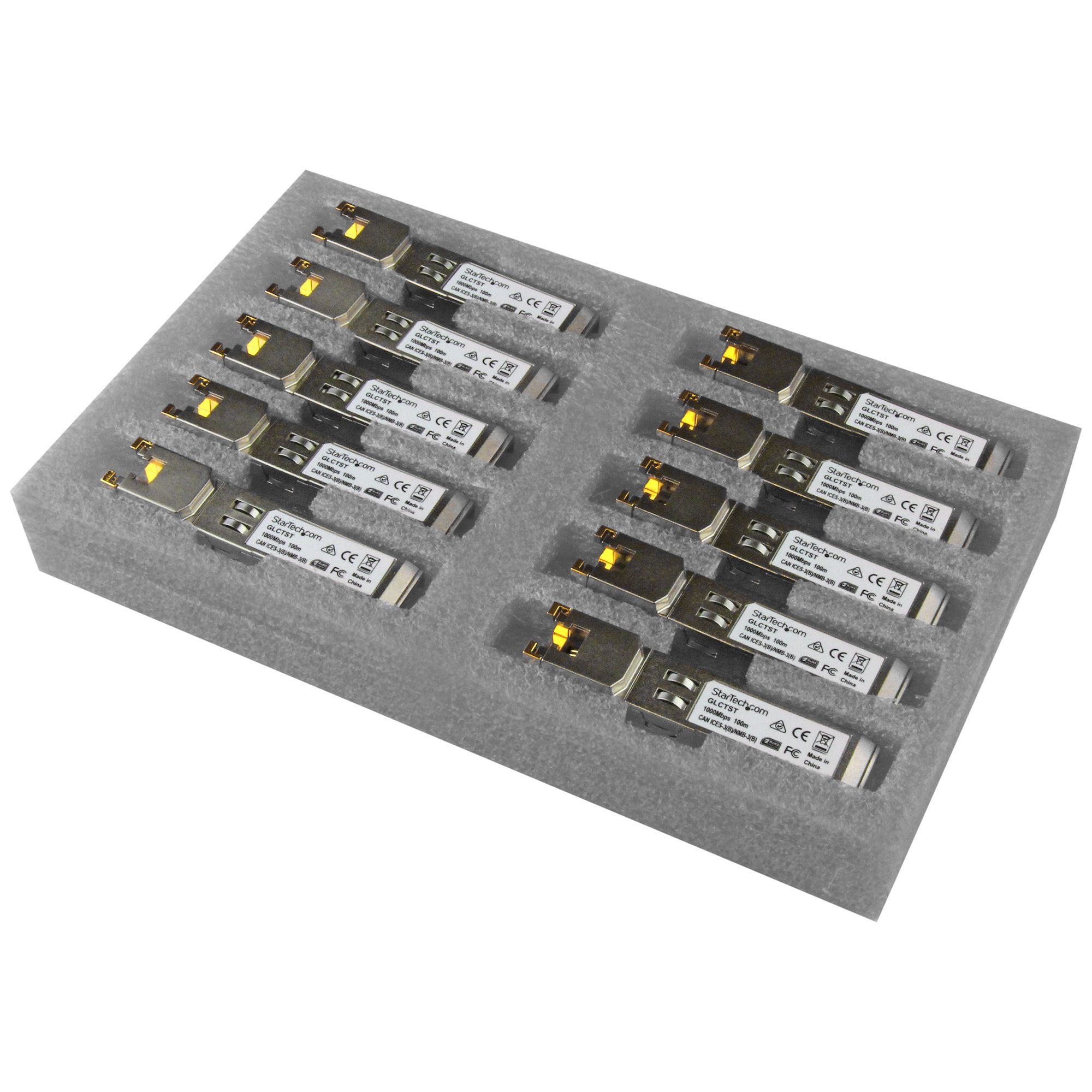 www.electricalstuff.se ElectricalStuff.se StarTech.com Cisco GLC-T-kompatibel SFP-sändtagarmodul - 1000BASE-T - 10-pack St