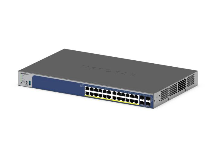 net (PoE) stöd Svart NETGEAR GS728TXP-300EUS 0606449171068|606449171068 Nätverksswitchar GS728TXP www.electricalstuff.se E