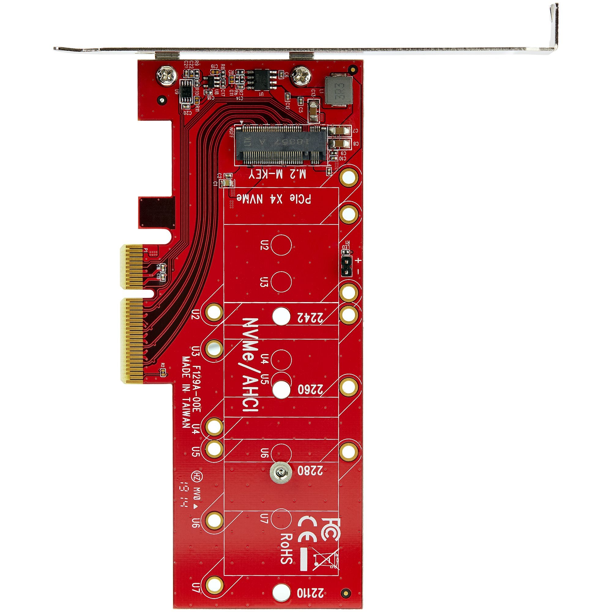 5043|5057103090754 Nätverkskort/Adapters x4 PCI Express 3.0 till M.2 PCIe NVMe SSD Adapter Anslut en PCIe M.2 SSD (NVMe el