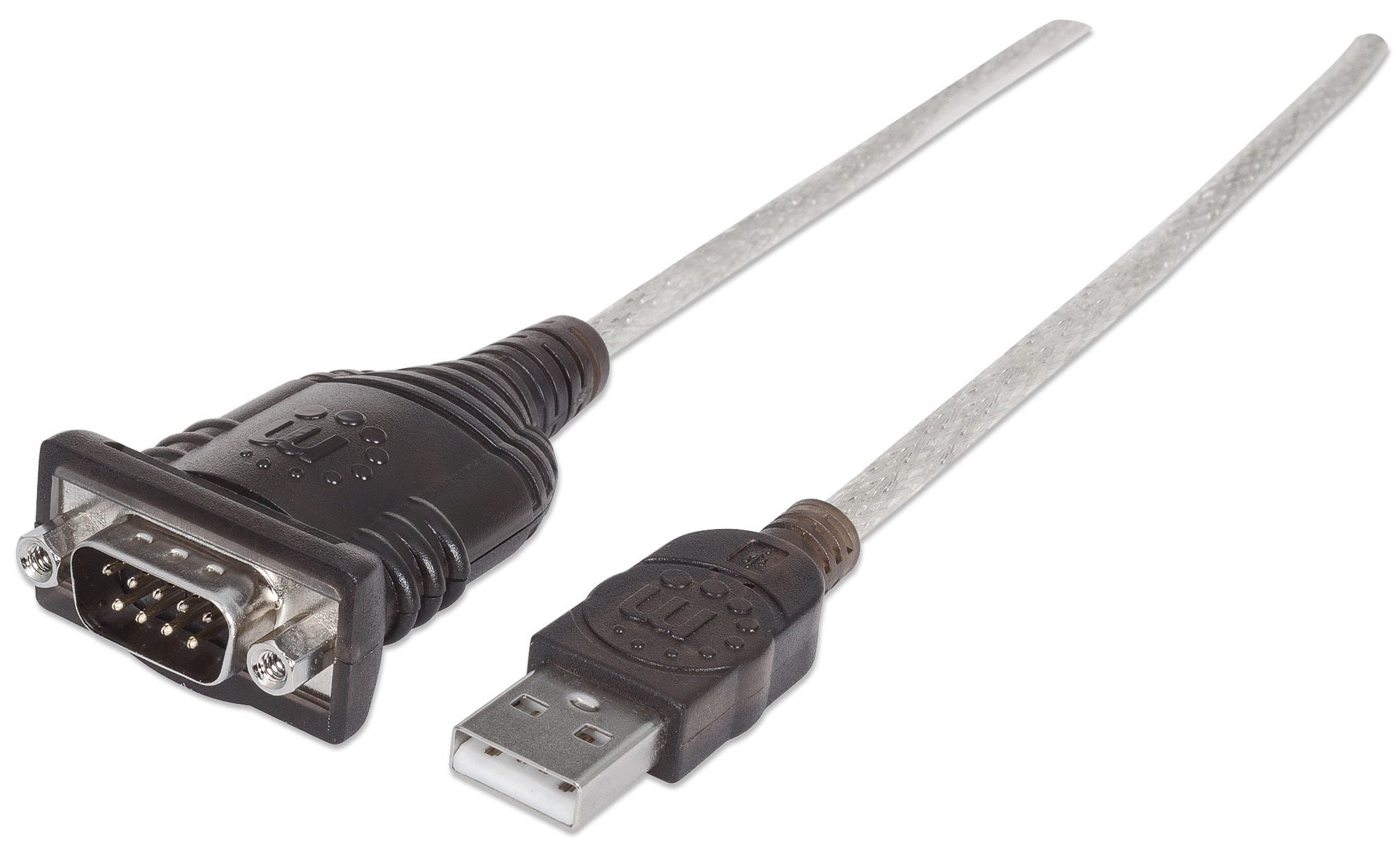 www.electricalstuff.se ElectricalStuff.se Manhattan 151856 seriella kablar Silver 0,45 m USB A Serial/COM/RS232/DB9 Manhat