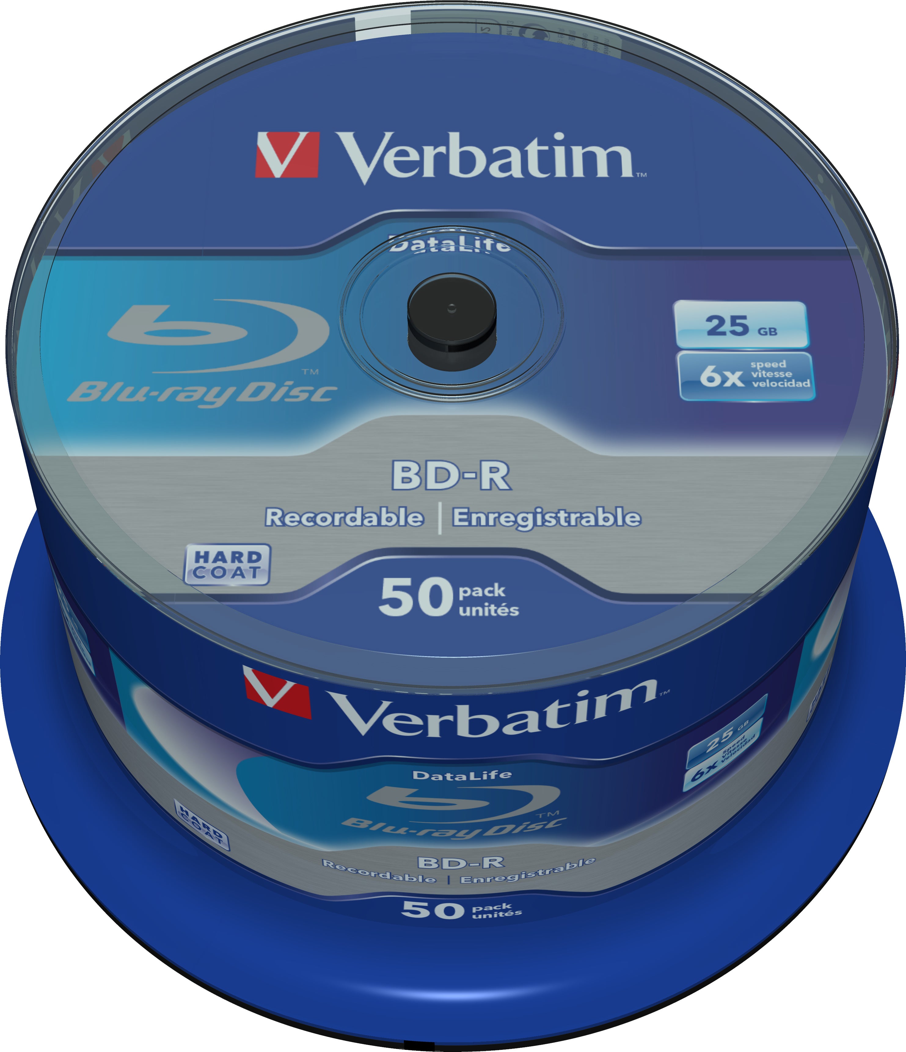 380 Tomma Blu-Ray-Diskar Datalife 6x www.electricalstuff.se ElectricalStuff.se Verbatim Datalife 6x BD-R 25 GB 50 styck