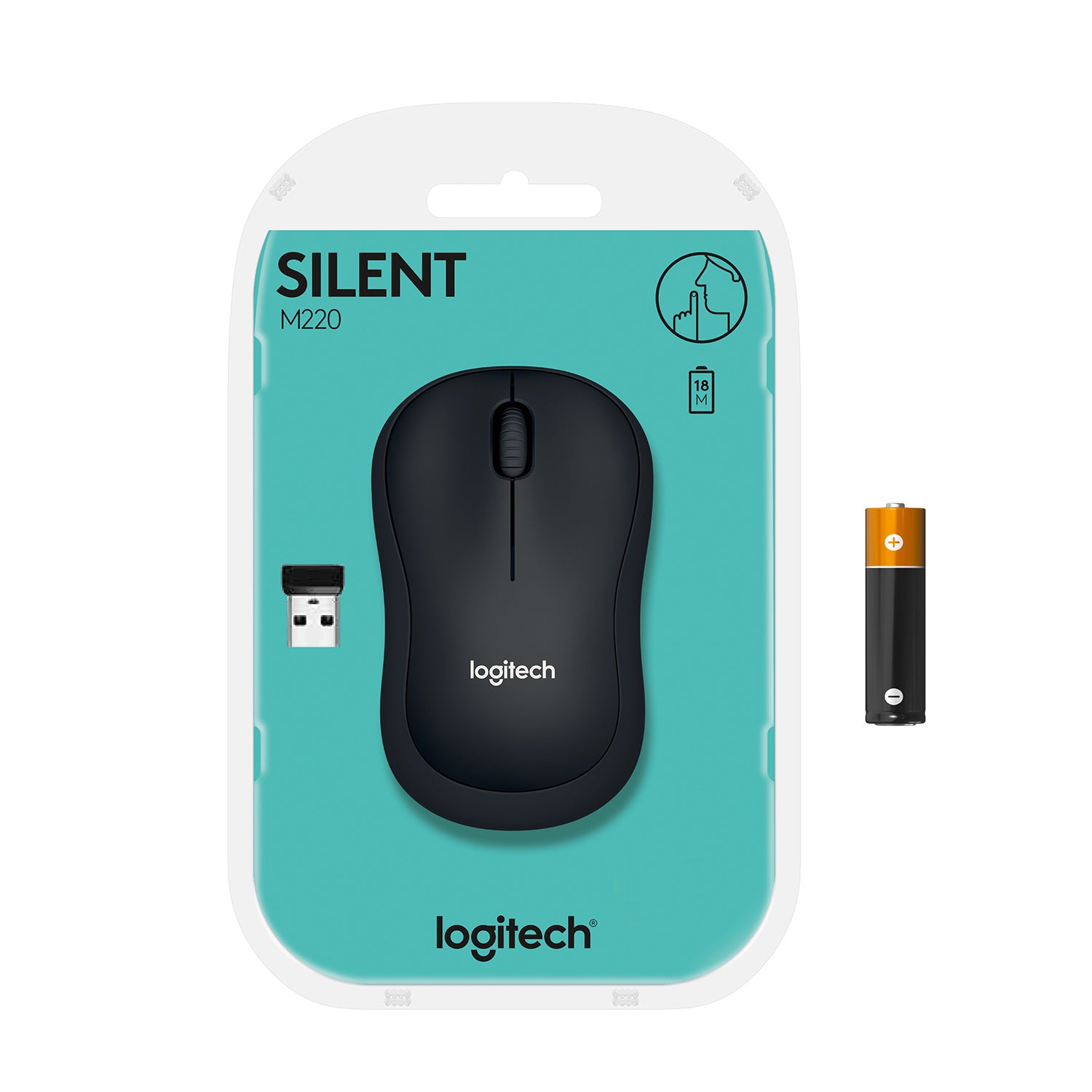 ss M220 Silent www.electricalstuff.se ElectricalStuff.se Logitech M220 Silent datormöss Kontor Ambidextrous RF Trådlös O