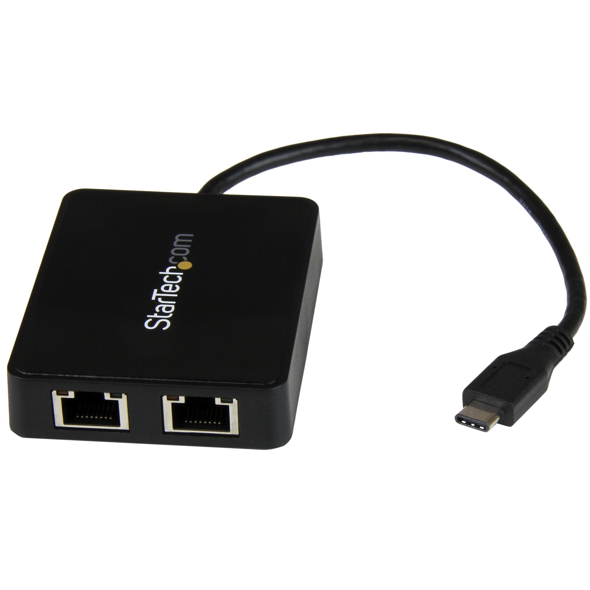 www.electricalstuff.se ElectricalStuff.se StarTech.com USB-C till dubbel Gigabit Ethernet-adapter med USB-port (Type-A) St