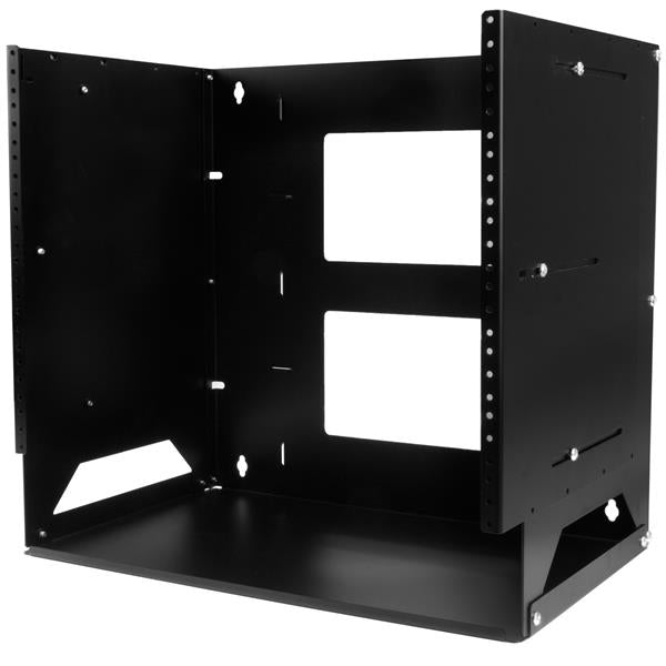 www.electricalstuff.se ElectricalStuff.se StarTech.com Väggmonterat 8U-nätverksrack med 2 stolpar, öppen ram och inbyggd h