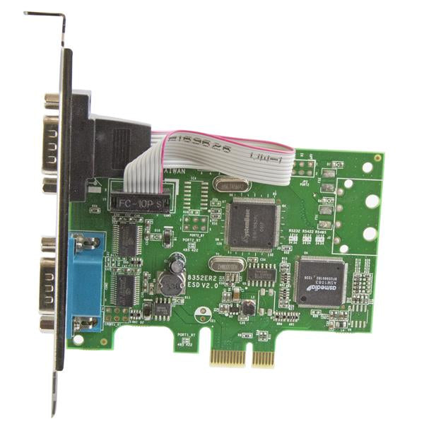 arTech.com PEX2S1050 0065030868297|065030868297 Nätverkskort/Adapters PCI Express seriellt kort med 2 portar och 16C1050 U
