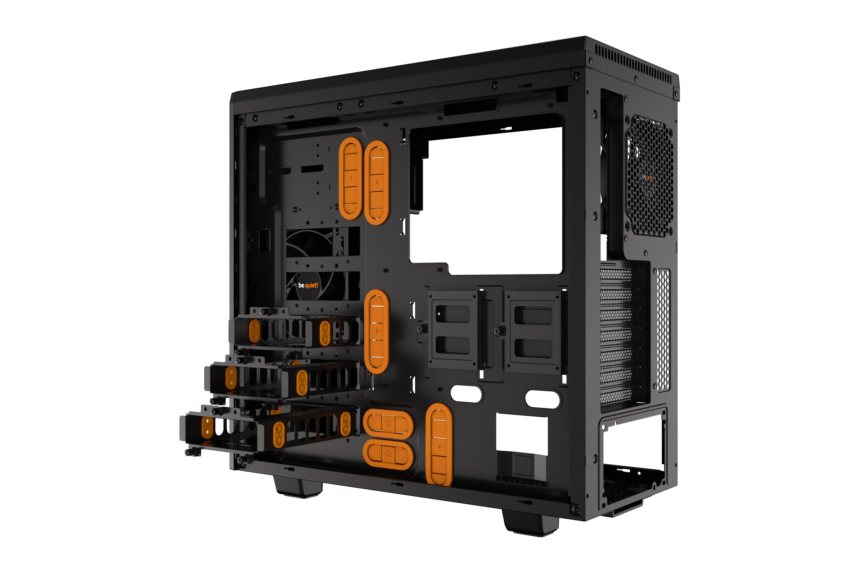 www.electricalstuff.se ElectricalStuff.se be quiet! Pure Base 600 Window Midi Tower Svart, Orange be quiet! BGW20 42600521