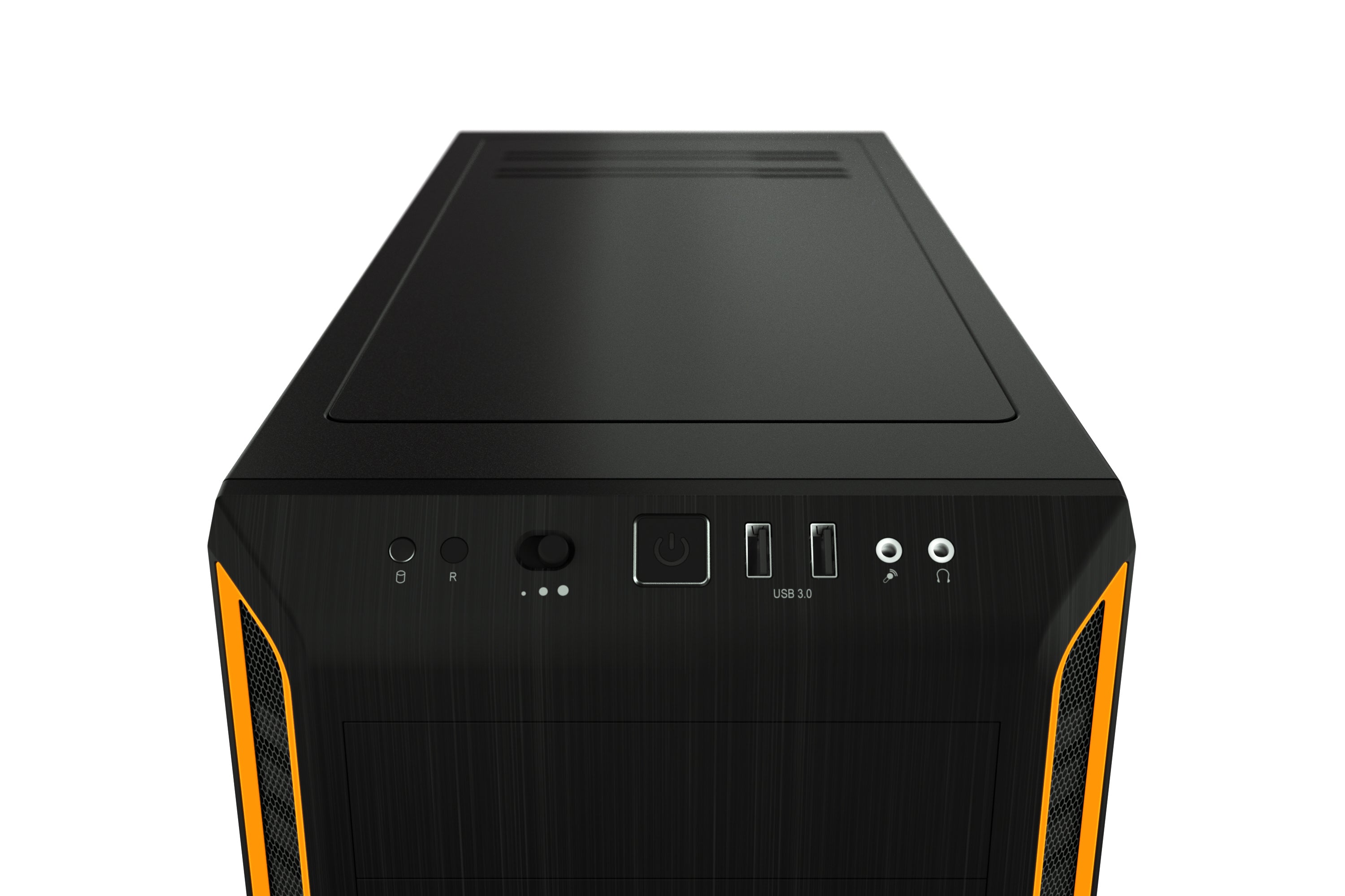 be quiet! Pure Base 600 Window Midi Tower Svart, Orange be quiet! BGW20 4260052185438 Datorväskor Pure Base 600 Window w