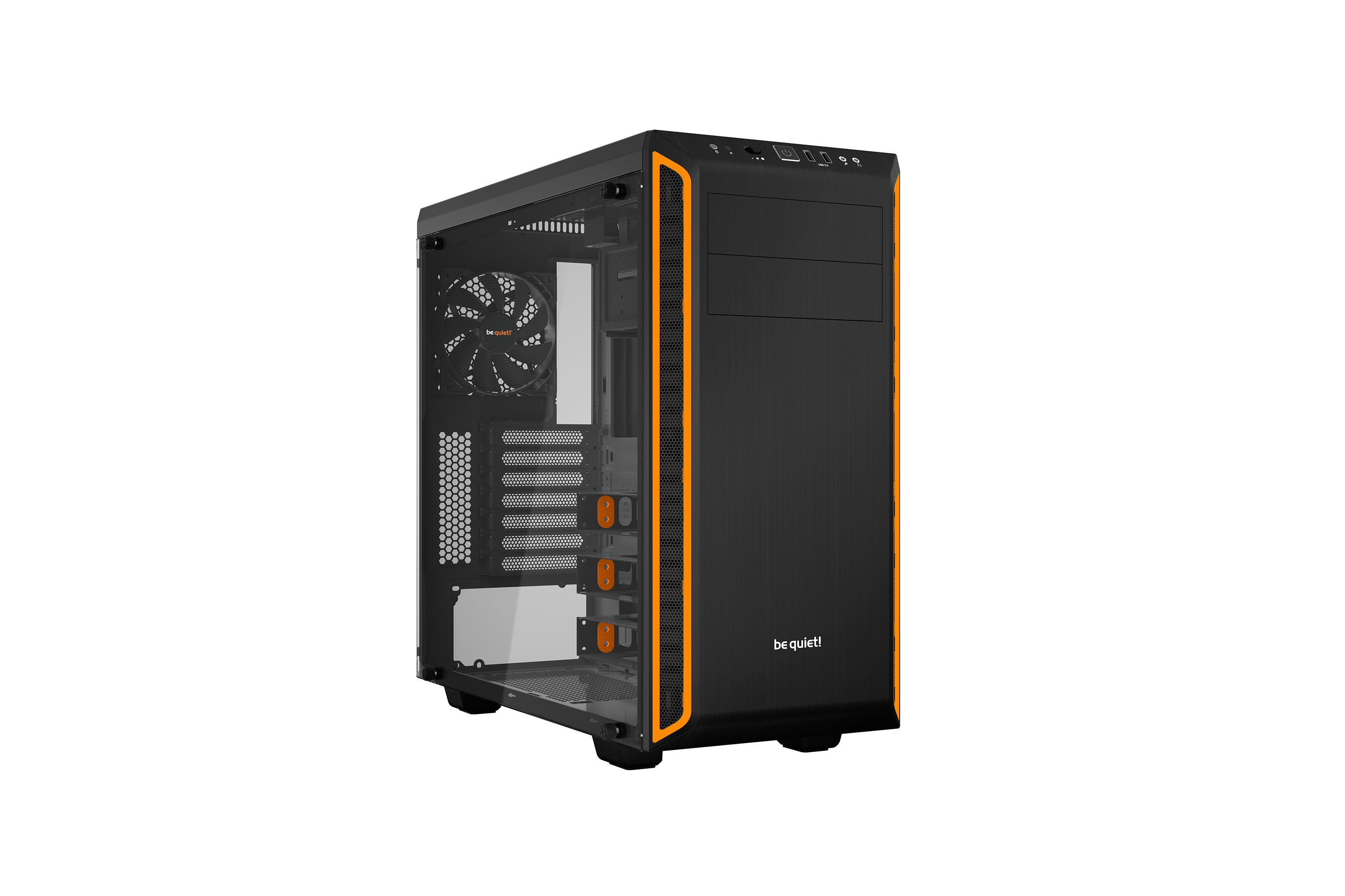 www.electricalstuff.se ElectricalStuff.se be quiet! Pure Base 600 Window Midi Tower Svart, Orange be quiet! BGW20 42600521