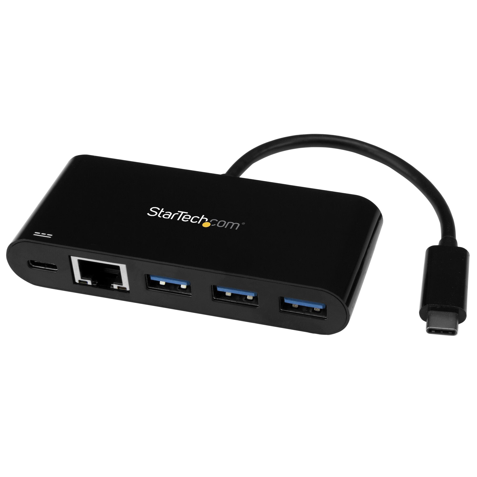 www.electricalstuff.se ElectricalStuff.se StarTech.com 3-ports USB-C-hubb med Gigabit Ethernet och 60 W strömförsörjning P