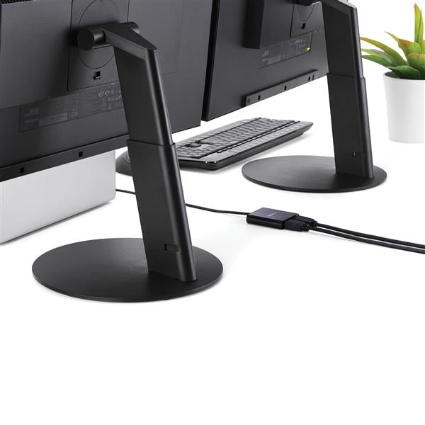 om MSTCDP122HD 0065030866491|065030866491 USB-Grafikadaptrar USB-C till HDMI-flerskärmsadapter - MST-hubb med 2 portar www